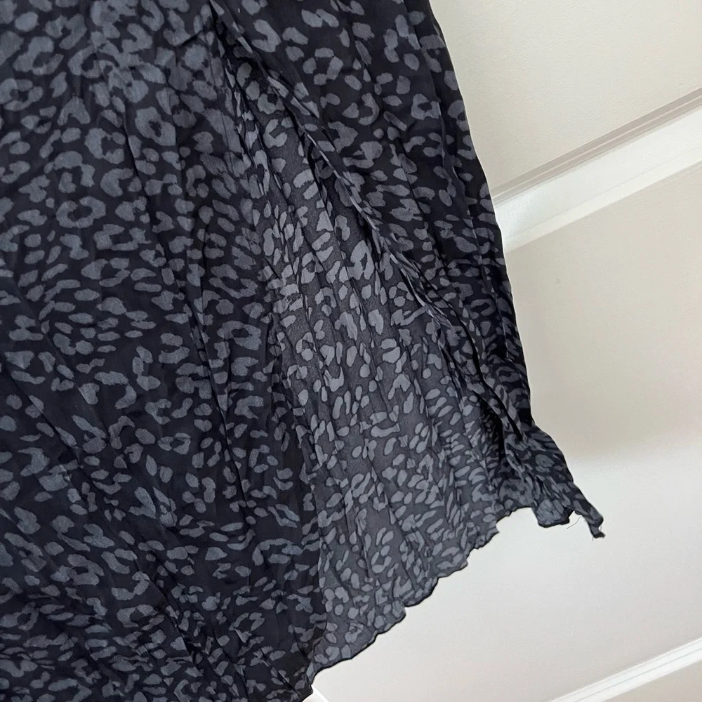 Elan Leopard Print Skirt NWT